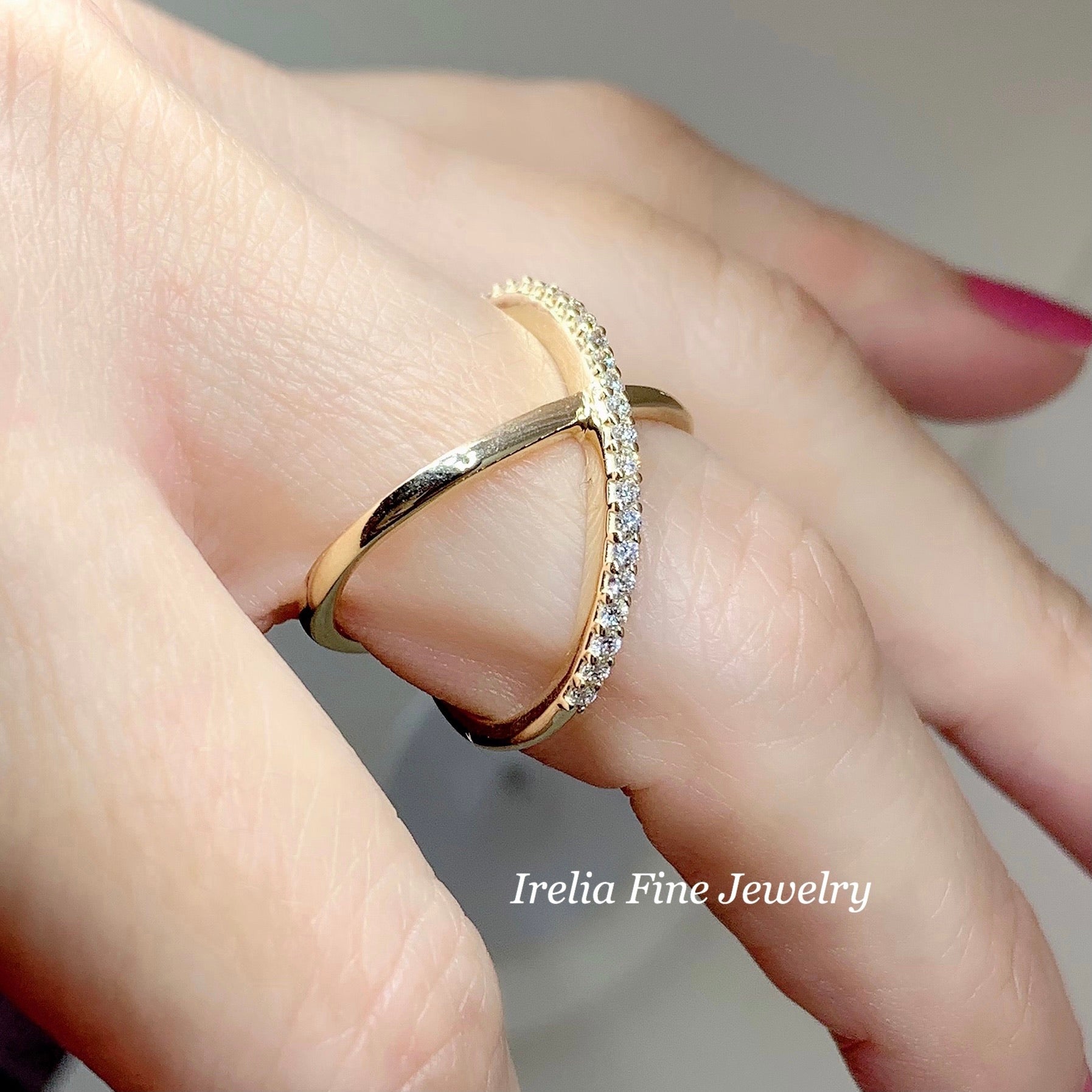 Criss Cross Diamond Fashion Ring - 376C8DAADTSWG – Droste's Jewelry Shoppes